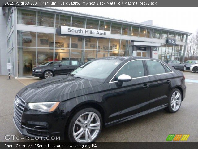 2015 Audi S3 2.0T Premium Plus quattro in Mythos Black Metallic