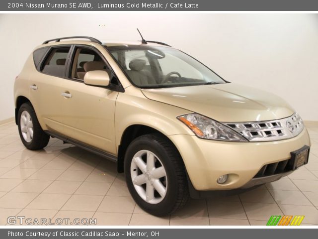 2004 Nissan Murano SE AWD in Luminous Gold Metallic