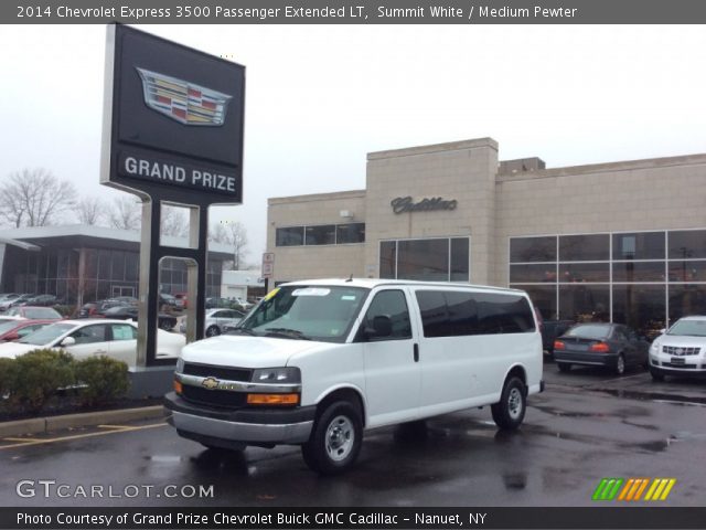 2014 Chevrolet Express 3500 Passenger Extended LT in Summit White