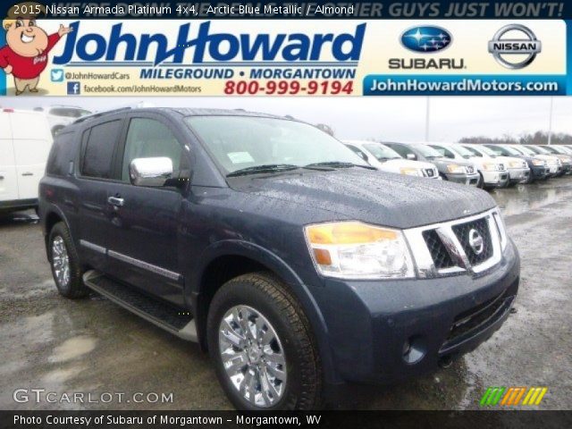 2015 Nissan Armada Platinum 4x4 in Arctic Blue Metallic