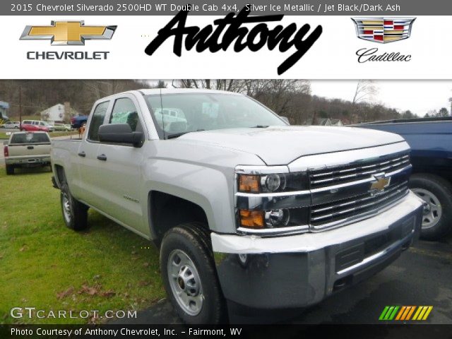 2015 Chevrolet Silverado 2500HD WT Double Cab 4x4 in Silver Ice Metallic