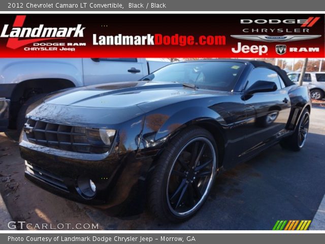 2012 Chevrolet Camaro LT Convertible in Black