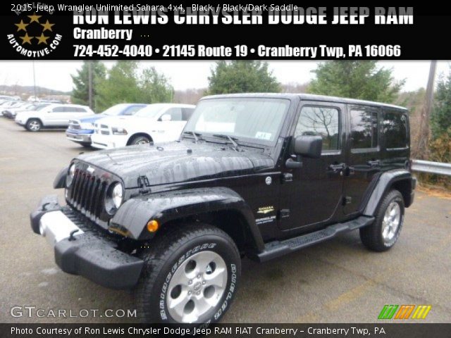 2015 Jeep Wrangler Unlimited Sahara 4x4 in Black