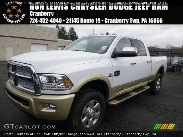 2015 Ram 2500 Laramie Longhorn Crew Cab 4x4 in Bright White