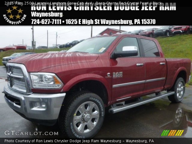 2015 Ram 2500 Laramie Longhorn Crew Cab 4x4 in Deep Cherry Red Crystal Pearl