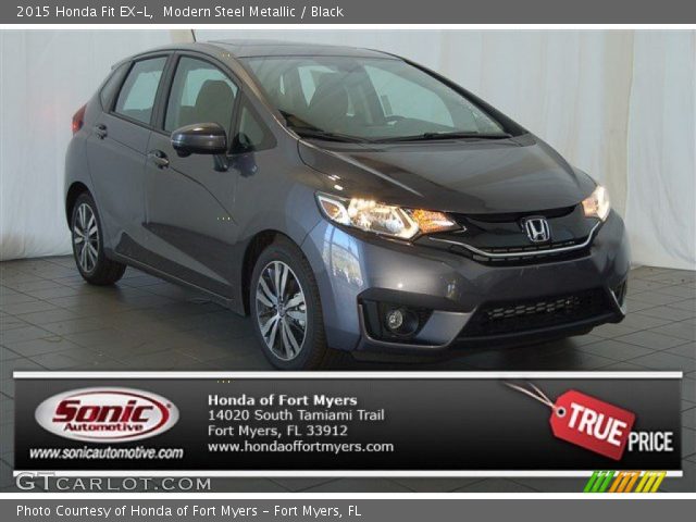 2015 Honda Fit EX-L in Modern Steel Metallic