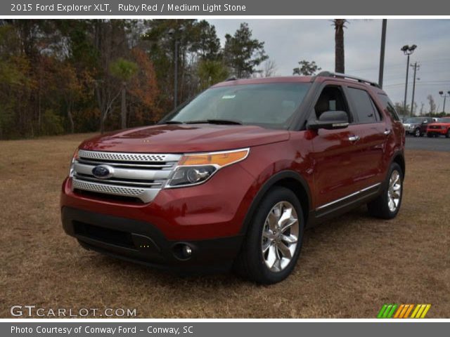 2015 Ford Explorer XLT in Ruby Red