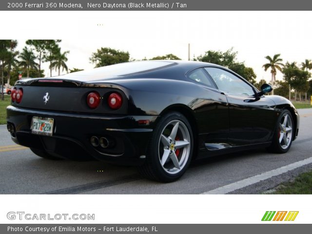 2000 Ferrari 360 Modena in Nero Daytona (Black Metallic)