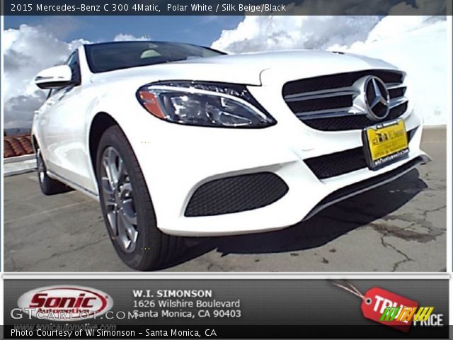 2015 Mercedes-Benz C 300 4Matic in Polar White