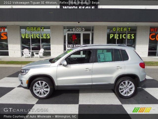 2012 Volkswagen Tiguan SE 4Motion in Reflex Silver Metallic