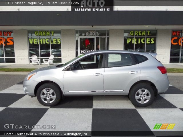 2013 Nissan Rogue SV in Brilliant Silver