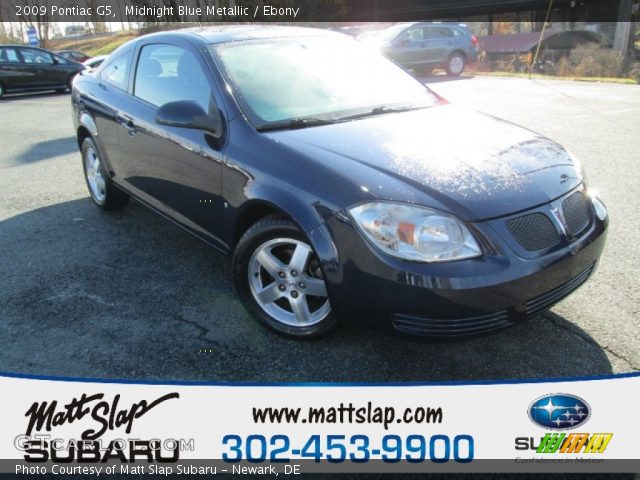 2009 Pontiac G5  in Midnight Blue Metallic