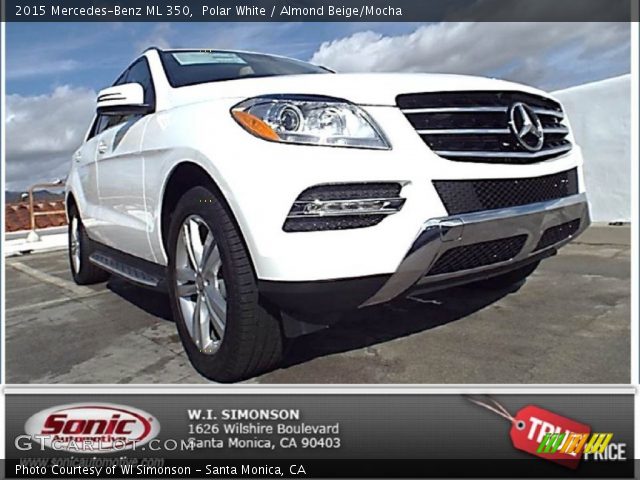 2015 Mercedes-Benz ML 350 in Polar White