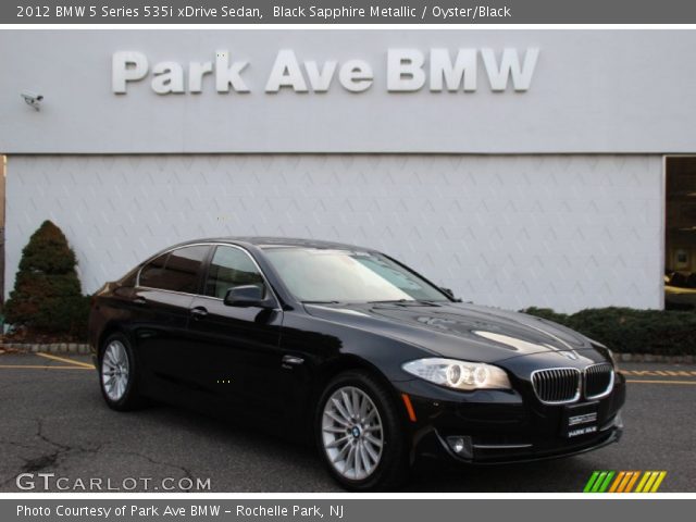 2012 BMW 5 Series 535i xDrive Sedan in Black Sapphire Metallic