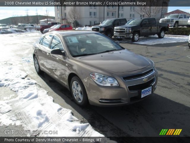 2008 Chevrolet Malibu LS Sedan in Amber Bronze Metallic