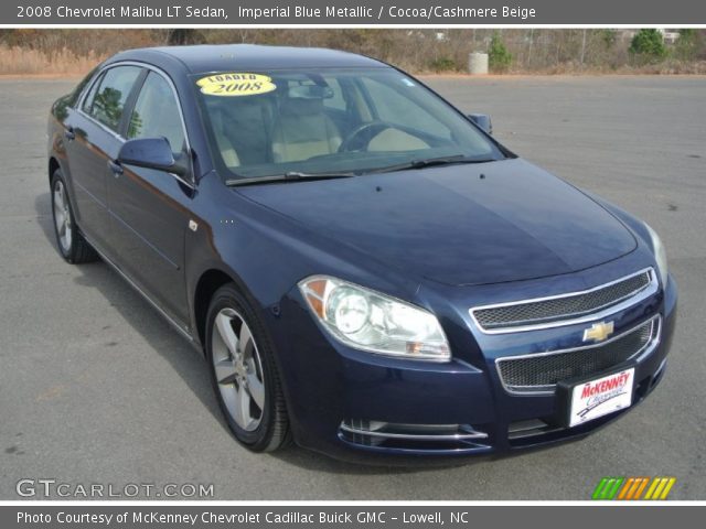 2008 Chevrolet Malibu LT Sedan in Imperial Blue Metallic