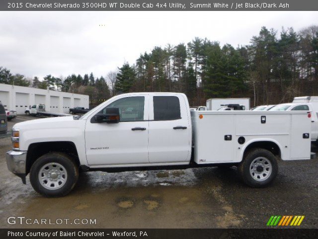 2015 Chevrolet Silverado 3500HD WT Double Cab 4x4 Utility in Summit White