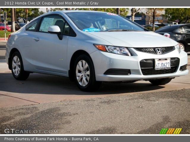 2012 Honda Civic LX Coupe in Cool Mist Metallic