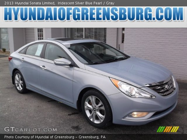 2013 Hyundai Sonata Limited in Iridescent Silver Blue Pearl