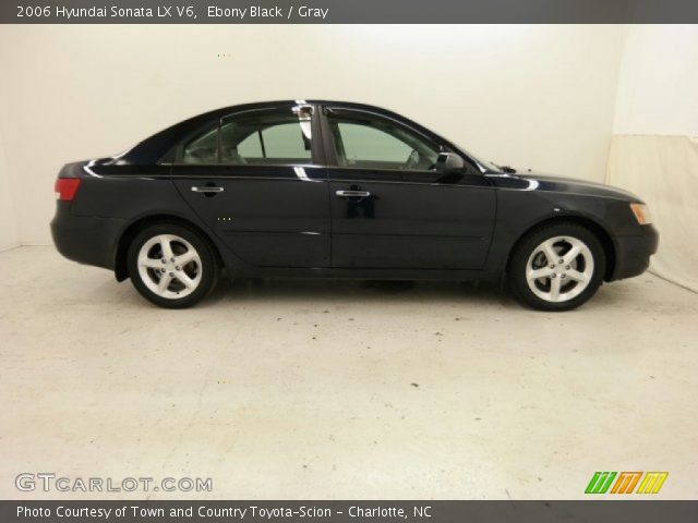 2006 Hyundai Sonata LX V6 in Ebony Black
