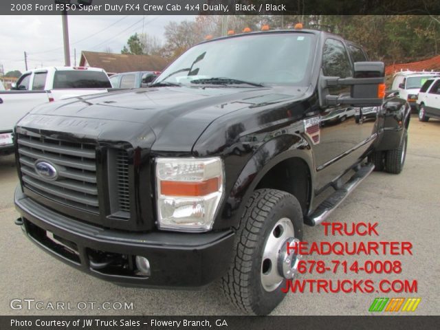 2008 Ford F350 Super Duty FX4 Crew Cab 4x4 Dually in Black