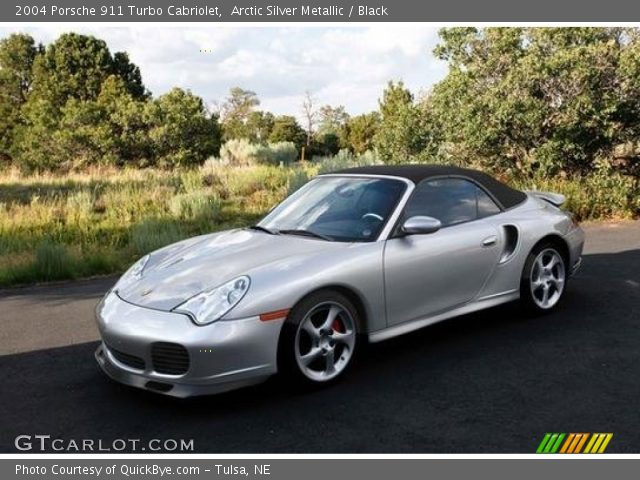 2004 Porsche 911 Turbo Cabriolet in Arctic Silver Metallic