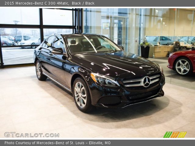 2015 Mercedes-Benz C 300 4Matic in Black