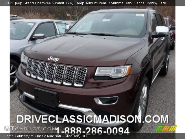 2015 Jeep Grand Cherokee Summit 4x4 in Deep Auburn Pearl