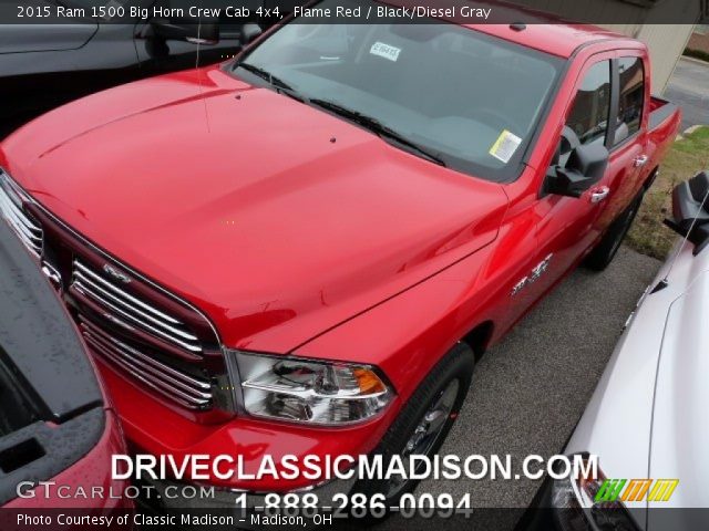 2015 Ram 1500 Big Horn Crew Cab 4x4 in Flame Red