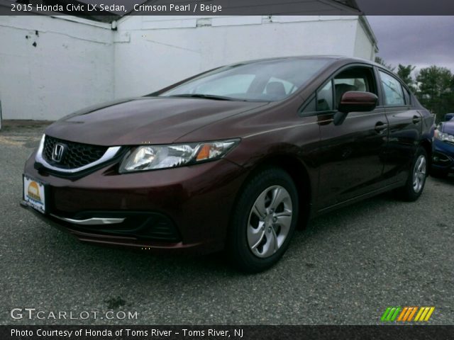 2015 Honda Civic LX Sedan in Crimson Pearl