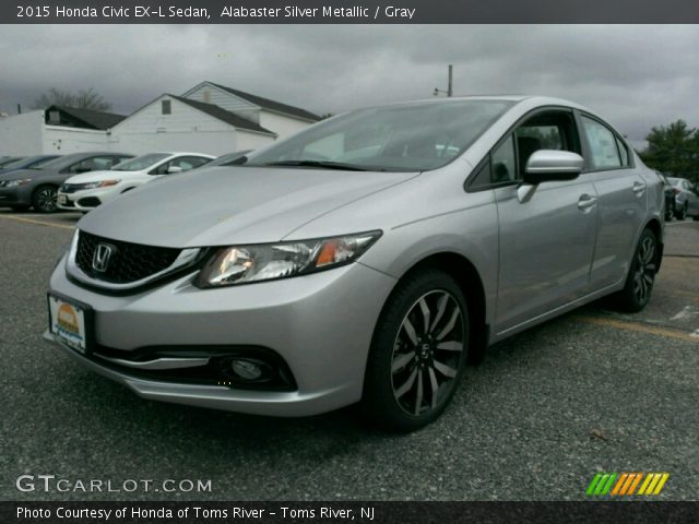 2015 Honda Civic EX-L Sedan in Alabaster Silver Metallic