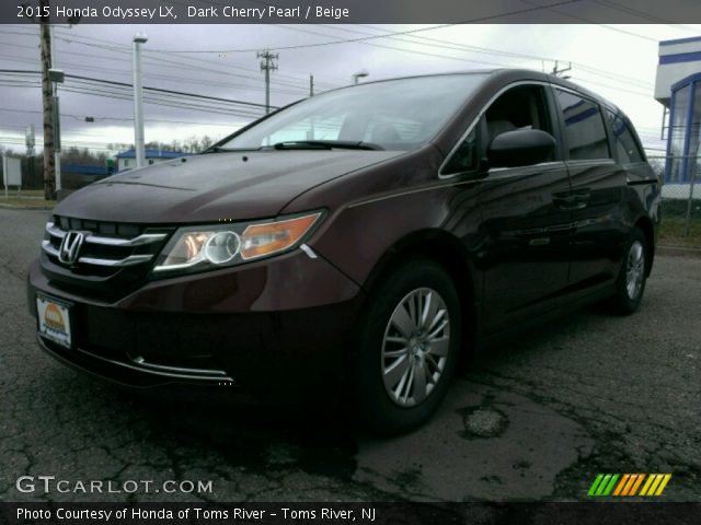 2015 Honda Odyssey LX in Dark Cherry Pearl