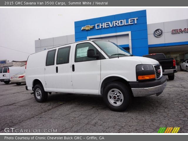 2015 GMC Savana Van 3500 Cargo in Summit White