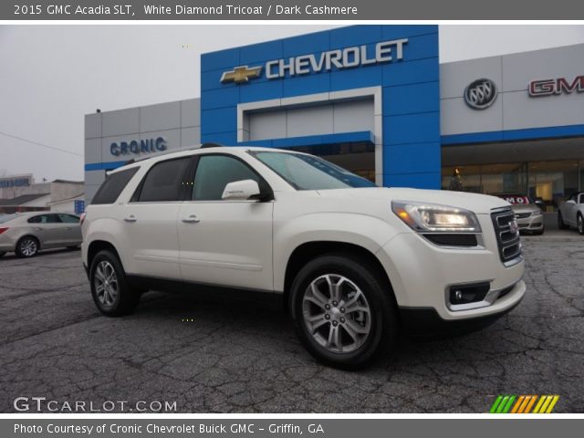 2015 GMC Acadia SLT in White Diamond Tricoat