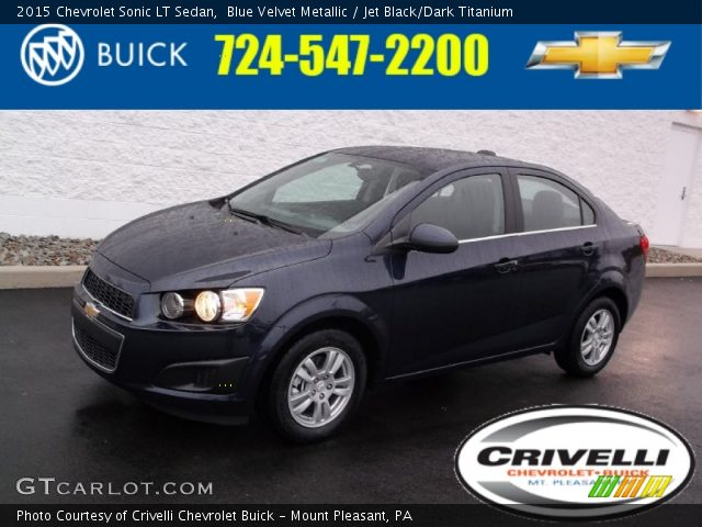 2015 Chevrolet Sonic LT Sedan in Blue Velvet Metallic