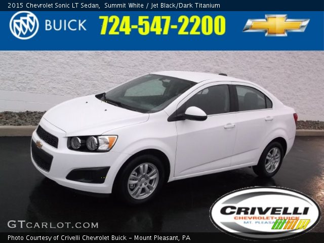 2015 Chevrolet Sonic LT Sedan in Summit White