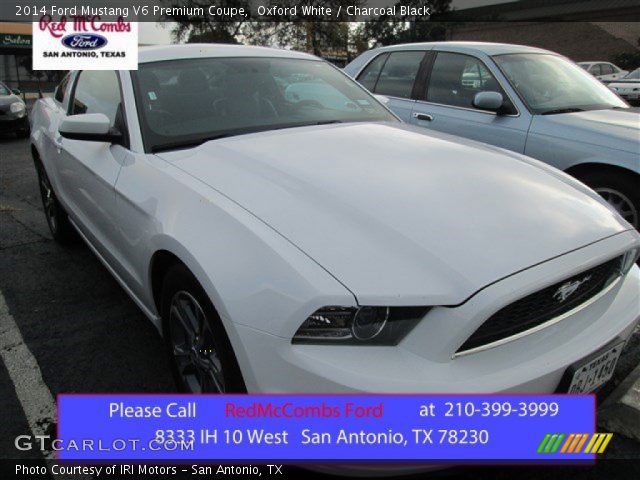 2014 Ford Mustang V6 Premium Coupe in Oxford White