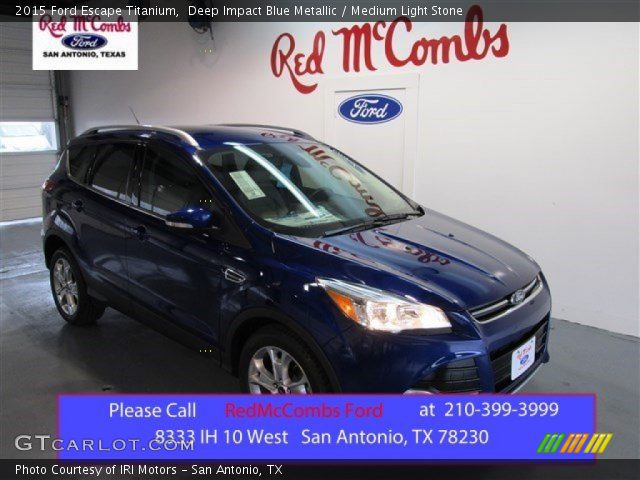 2015 Ford Escape Titanium in Deep Impact Blue Metallic