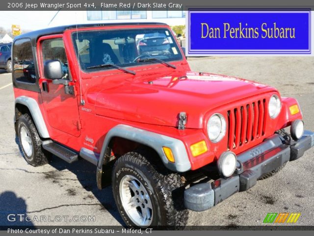 2006 Jeep Wrangler Sport 4x4 in Flame Red