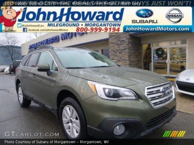 2015 Subaru Outback 2.5i Premium in Wilderness Green Metallic
