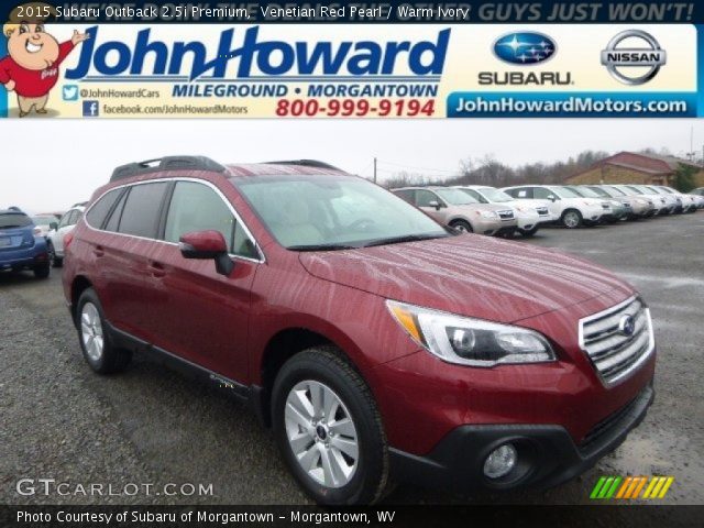 2015 Subaru Outback 2.5i Premium in Venetian Red Pearl