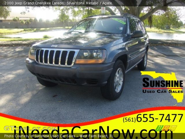 2000 Jeep Grand Cherokee Laredo in Silverstone Metallic