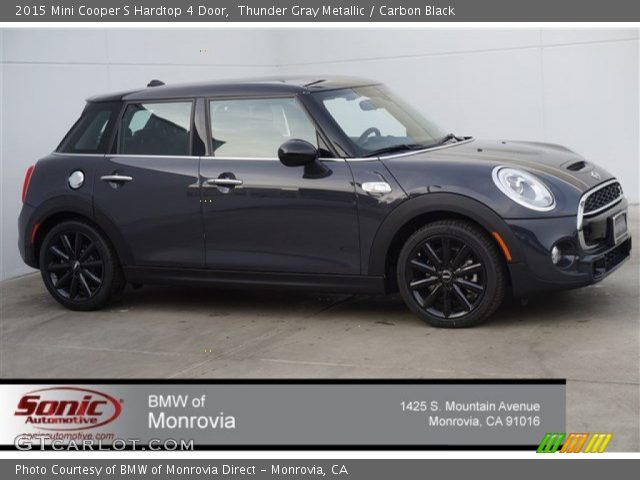 2015 Mini Cooper S Hardtop 4 Door in Thunder Gray Metallic