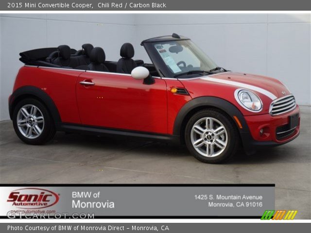 2015 Mini Convertible Cooper in Chili Red