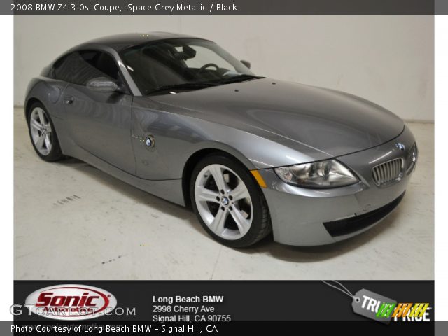 2008 BMW Z4 3.0si Coupe in Space Grey Metallic