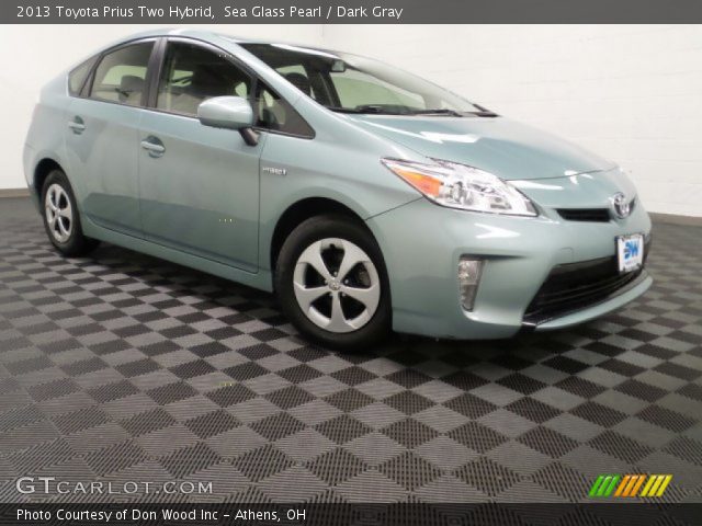 2013 Toyota Prius Two Hybrid in Sea Glass Pearl