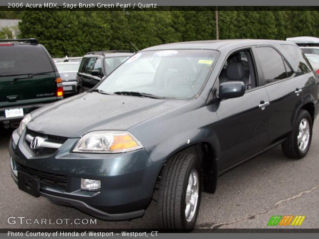 2006 Acura MDX  in Sage Brush Green Pearl