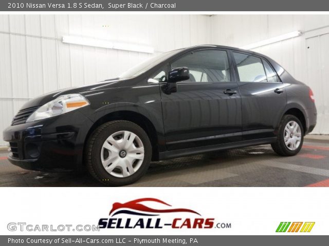 2010 Nissan Versa 1.8 S Sedan in Super Black