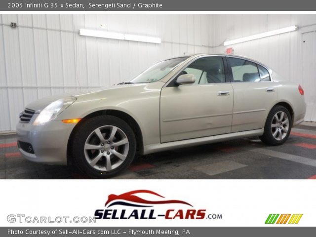 2005 Infiniti G 35 x Sedan in Serengeti Sand