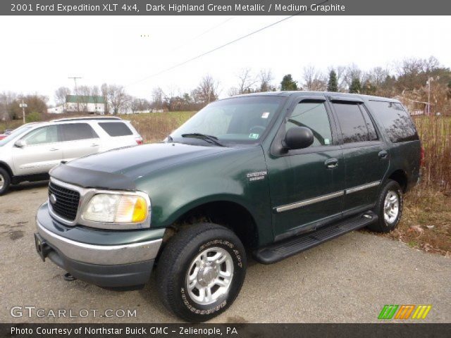 2001 Ford Expedition XLT 4x4 in Dark Highland Green Metallic